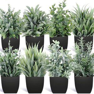 Fake Plants Mini Potted Artificial Plants